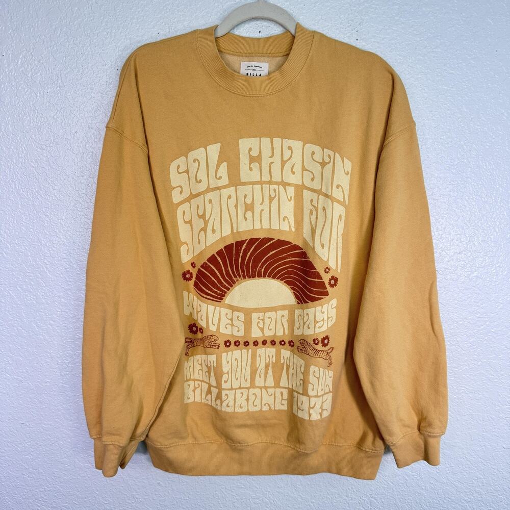 Women's Mustard Graphic Sweatshirt